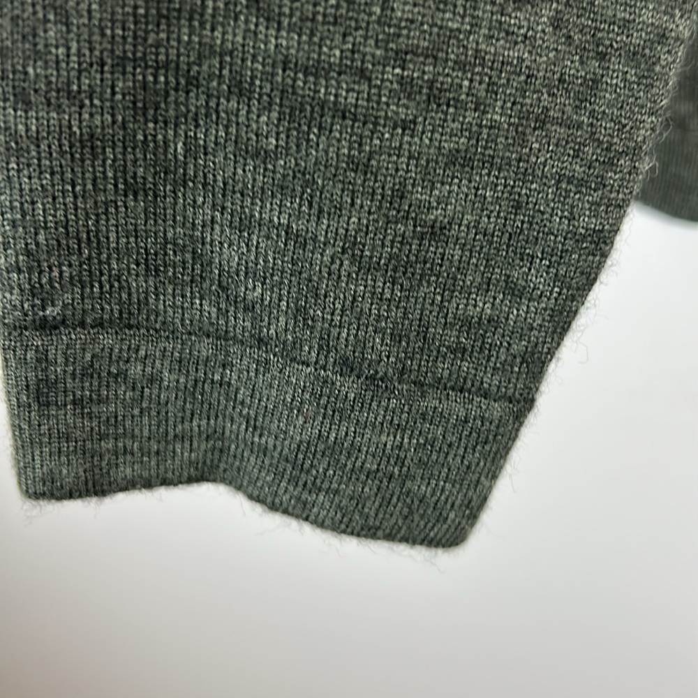 Britches Merino Wool Blend Crew Neck Long Sleeve Knit Sweater Medium Grey - Picture 7 of 11